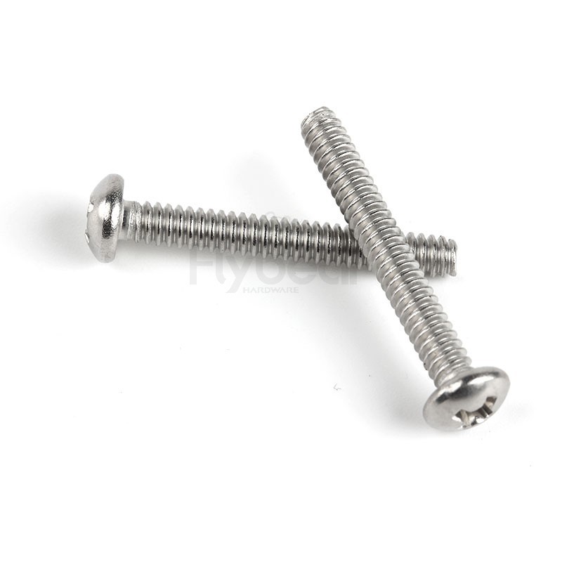 304不锈钢十字槽盘头螺钉ASMEB18.6.3P