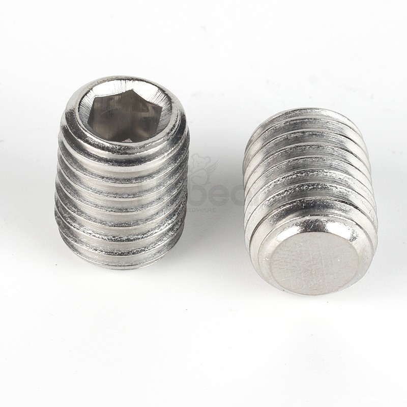 不锈钢内六角平端紧定螺钉DIN913