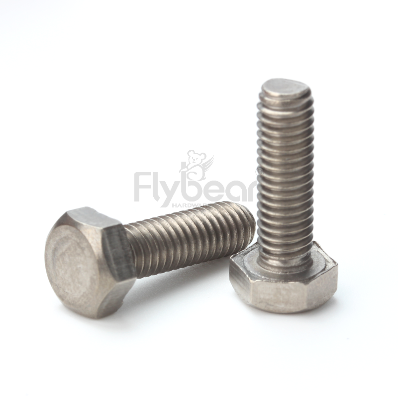 TA2钛本色外六角全牙螺栓GB5783