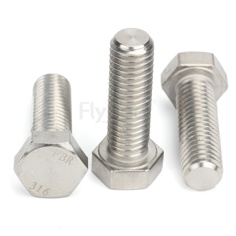 A193.B8M(316)不锈钢外六角全牙螺栓(固溶)ASME/ANSIB18.2.1Table2