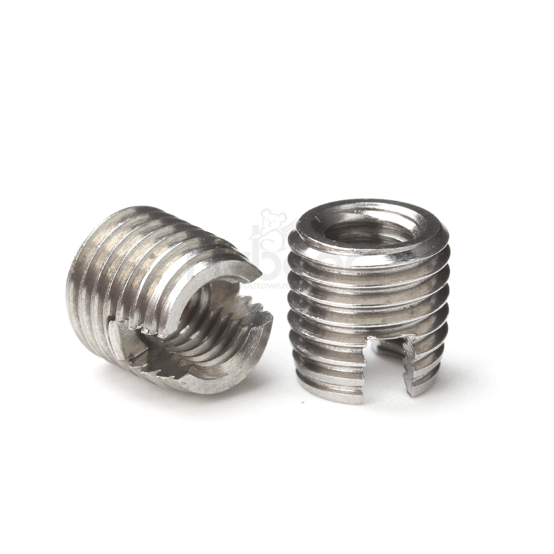 303不锈钢钝化处理48h(开槽型)自攻螺套